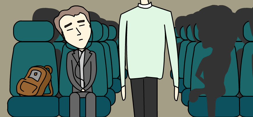 8 ways to ensure no one sits next to you on public transport my bag is more important than your life.png