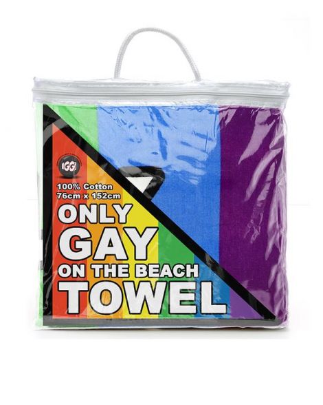 Only Gay On The Beach Towel