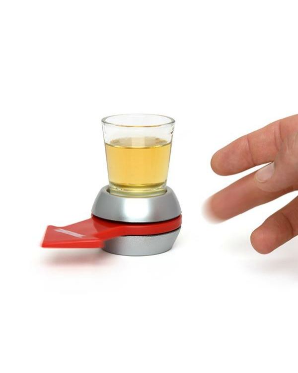 SPIN THE BOTTLE DRINKING GAME Novelty Gift Funny Shot Glass Party Game 72679 
