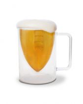 Bottoms Up Football Beer Mug