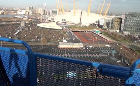 London O2 Arena Bungee Jump