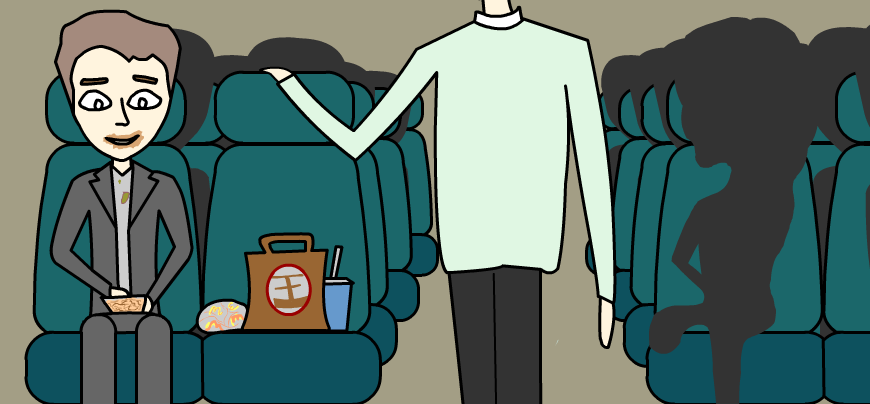 8 ways to ensure no one sits next to you on public transport the rank food eater.png